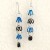 Blue/Silver/Black Earring 