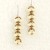 Bronze/Ivory matte Earring 